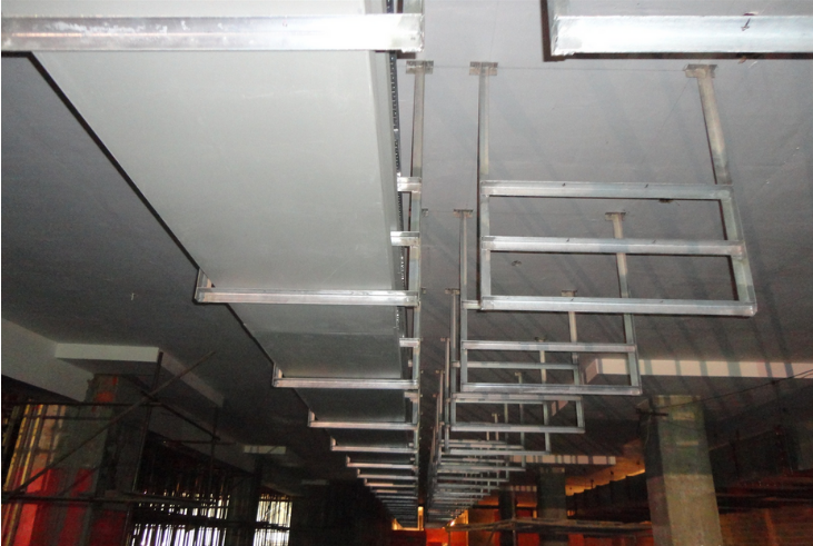 電纜橋架固定支吊架的間距如何確定(圖1) 電纜橋架支吊架